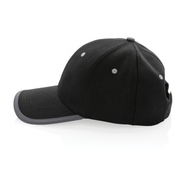 Logotrade business gift image of: Impact AWARE™ Brushed rcotton 6 panel contrast cap 280gr