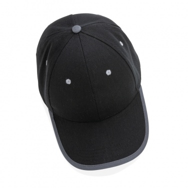 Logo trade corporate gifts picture of: Impact AWARE™ Brushed rcotton 6 panel contrast cap 280gr