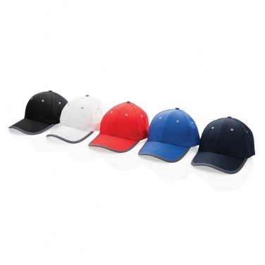 Logotrade promotional items photo of: Impact AWARE™ Brushed rcotton 6 panel contrast cap 280gr