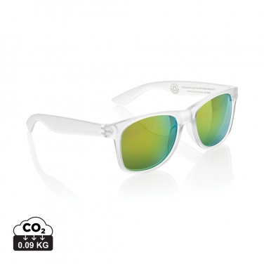 Logotrade promotional giveaway image of: Gleam RCS recycled PC mirror lens sunglasses