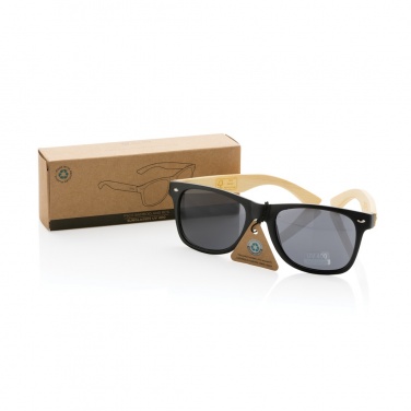 Logotrade promotional products photo of: Bamboo and RCS recycled plastic sunglasses