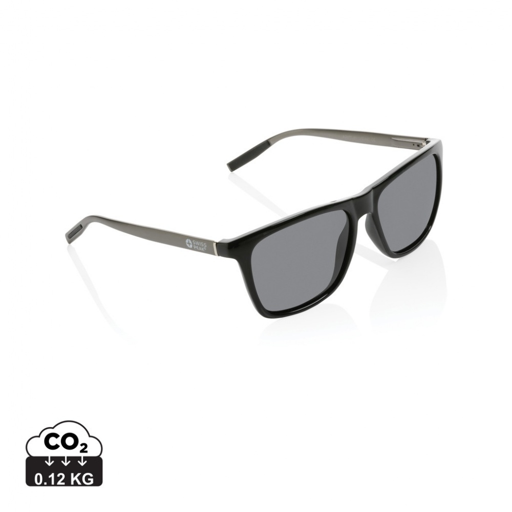 Logotrade promotional merchandise image of: Swiss Peak RCS rplastic polarised sunglasses