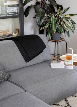 Logo trade business gift photo of: Fleece blanket in pouch