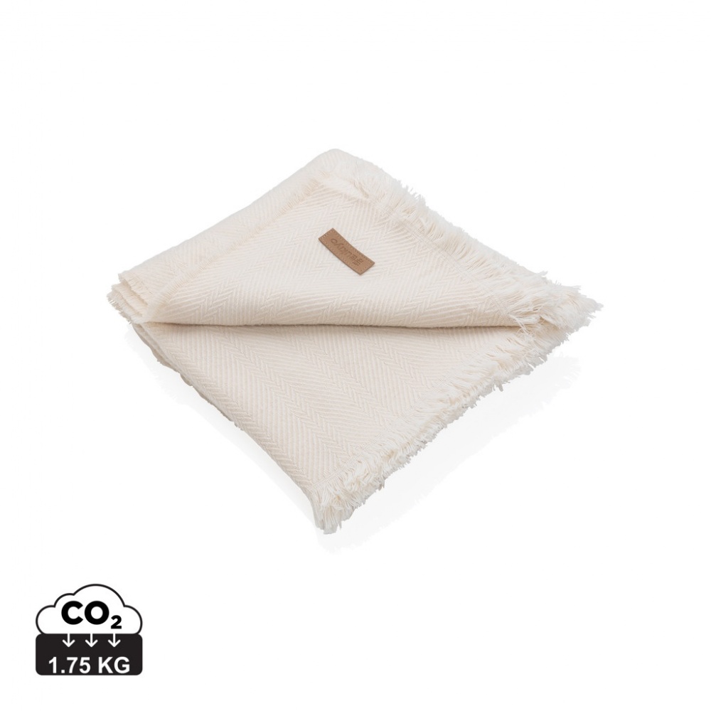 Logotrade promotional item picture of: Ukiyo Aware™ Polylana® woven blanket 130x150cm
