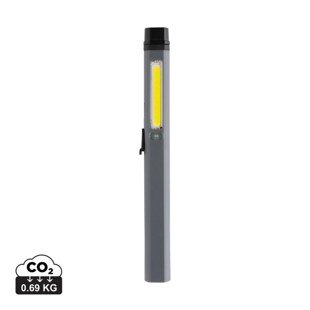 Logo trade promotional items picture of: Gear X RCS recycled plastic USB rechargeable pen light