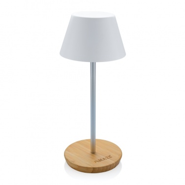 Logo trade promotional giveaway photo of: Pure Glow RCS usb-rechargeable recycled plastic table lamp