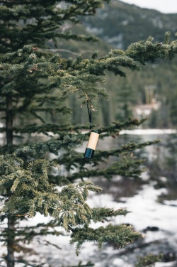 Logotrade corporate gift picture of: Bamboo and RCS certfied recycled plastic torch