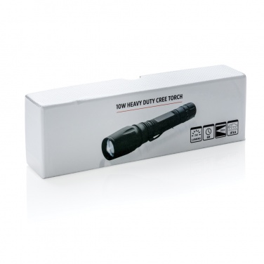 Logo trade promotional merchandise image of: Torch 10W Heavy duty CREE