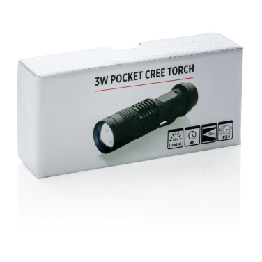Logotrade promotional gift image of: 3W pocket CREE torch