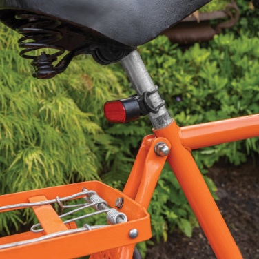 Logo trade promotional giveaways image of: Lumino RCS recycled plastic USB re-chargeable bike light set