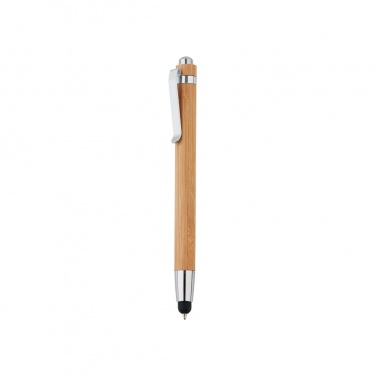 Logo trade business gifts image of: Bamboo stylus pen