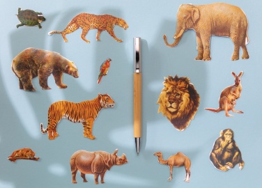 Logo trade promotional gifts image of: Modern bamboo pen