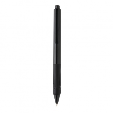 Logo trade promotional giveaways image of: X9 solid pen with silicone grip