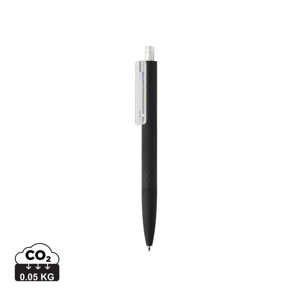 Logo trade promotional item photo of: X3 black smooth touch pen