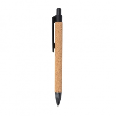 Logo trade promotional gifts image of: Write wheatstraw and cork pen