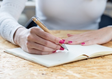 Logo trade corporate gifts picture of: Pynn bamboo infinity pen