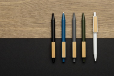Logo trade promotional items picture of: GRS RABS pen with bamboo clip