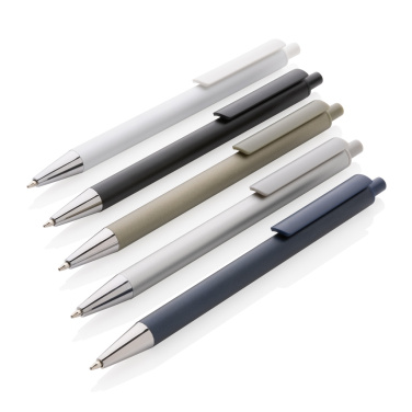 Logo trade corporate gifts picture of: Amisk RCS certified recycled aluminum pen