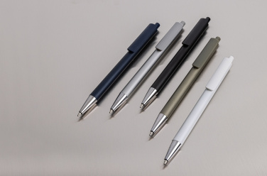 Logo trade promotional gifts picture of: Amisk RCS certified recycled aluminum pen