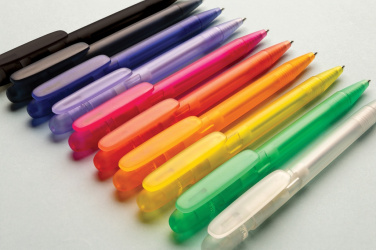 Logo trade promotional items picture of: Devin GRS certified RABS pen transparent