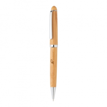 Logo trade corporate gifts image of: Bamboo pen in box