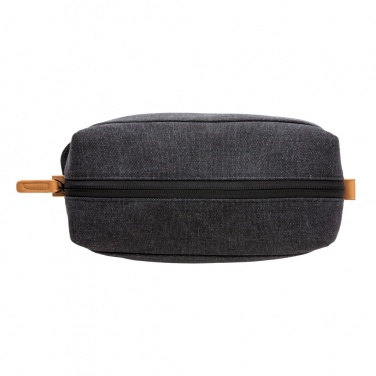 Logotrade promotional giveaway picture of: Canvas toiletry bag PVC free