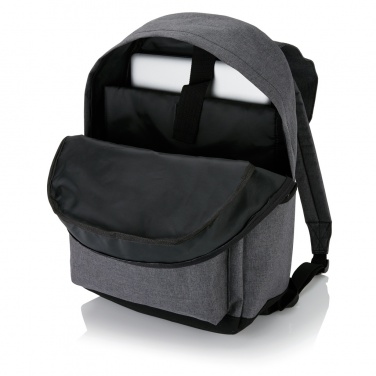 Logo trade business gift photo of: Laptop backpack with magnetic buckle straps