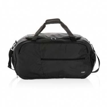 Logo trade promotional merchandise picture of: Swiss Peak AWARE™ RPET sports duffel bag