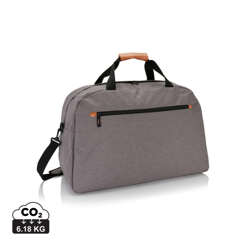 Logo trade promotional item photo of: Fashion duo tone travel bag