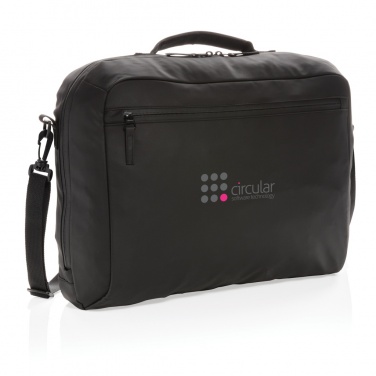 Logo trade promotional merchandise photo of: Fashion black 15.6" laptop bag PVC free