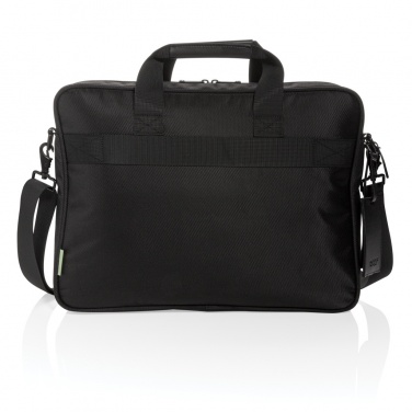 Logo trade promotional merchandise picture of: Swiss Peak RPET Voyager RFID 15.6" laptop bag