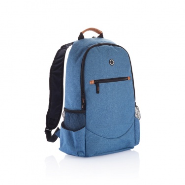 Logo trade promotional giveaways image of: Fashion duo tone backpack