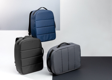 Logo trade promotional gifts picture of: Impact AWARE™ RPET anti-theft 15.6" laptop backpack