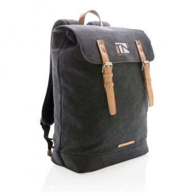 Logotrade promotional items photo of: Canvas laptop backpack PVC free