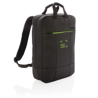 Logo trade promotional merchandise photo of: Soho business RPET 15.6" laptop backpack PVC free