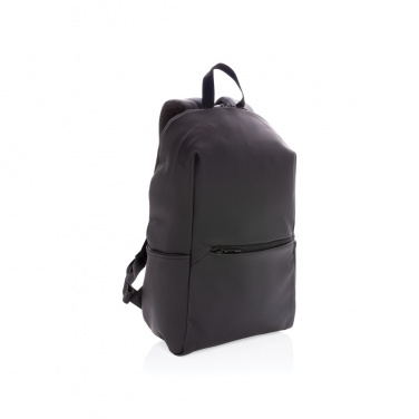 Logo trade business gift photo of: Smooth PU 15.6"laptop backpack