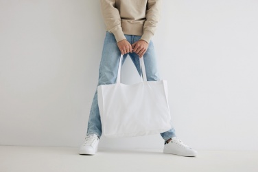 Logotrade promotional item picture of: Impact AWARE™ Recycled cotton shopper 145g