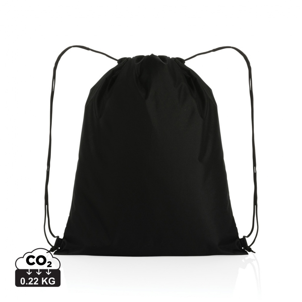 Logotrade advertising products photo of: Impact AWARE™ RPET 190T drawstring bag