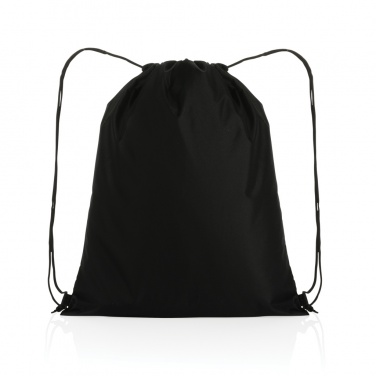 Logo trade business gift photo of: Impact AWARE™ RPET 190T drawstring bag
