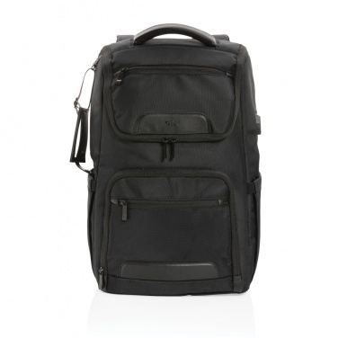 Logo trade advertising product photo of: Swiss Peak AWARE™ RPET Voyager 15.6" laptop backpack