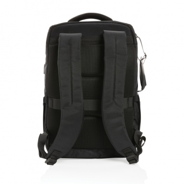 Logo trade promotional item photo of: Swiss Peak AWARE™ RPET Voyager 15.6" laptop backpack
