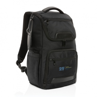 Logotrade corporate gift image of: Swiss Peak AWARE™ RPET Voyager 15.6" laptop backpack
