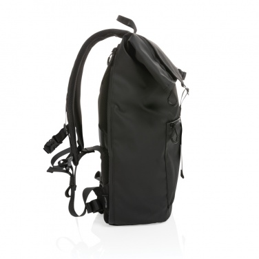 Logo trade advertising product photo of: Impact AWARE™ RPET water resistant 15.6" laptop backpack