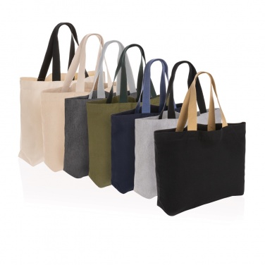 Logo trade promotional gifts picture of: Impact Aware™ 240 gsm rcanvas large tote undyed