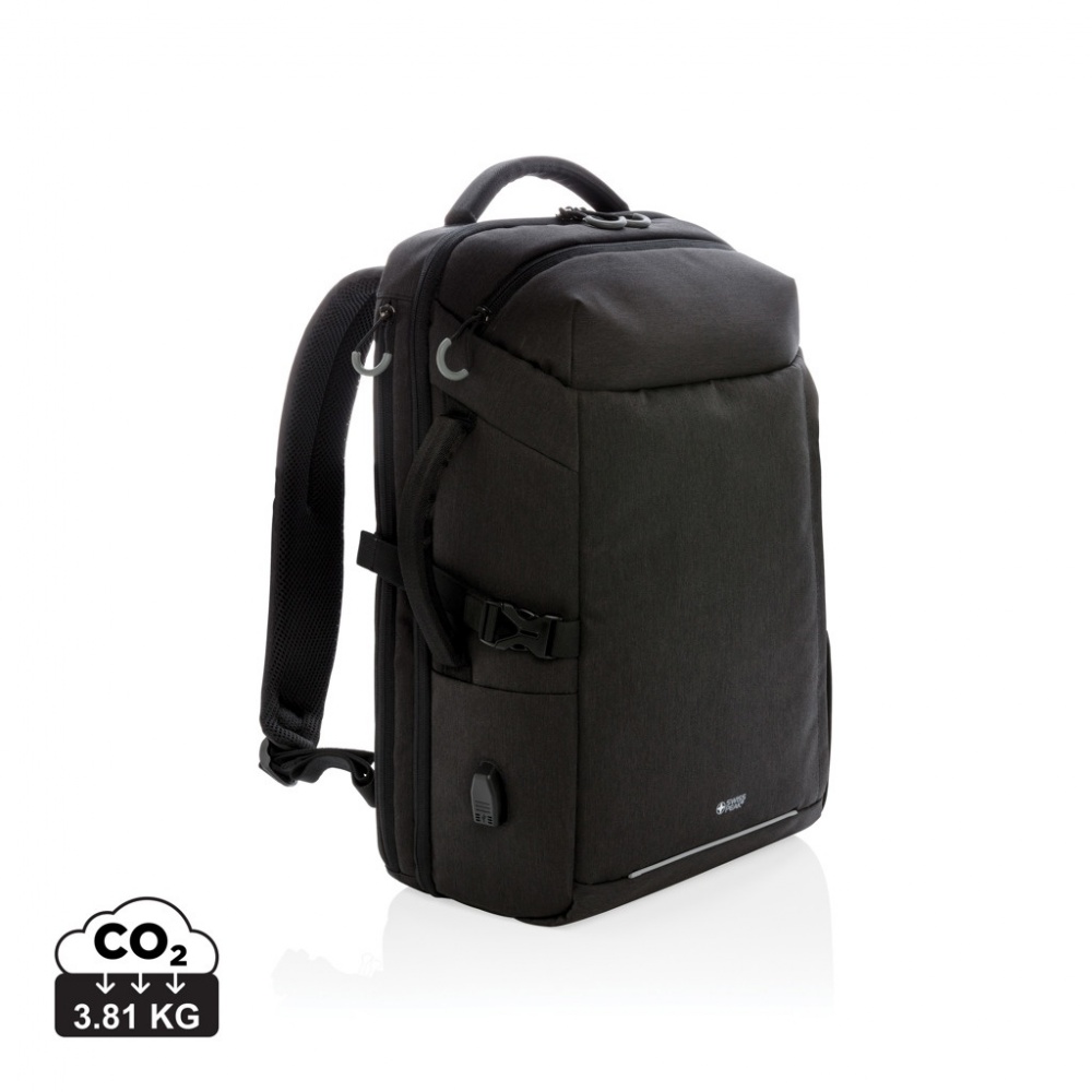 Logotrade advertising products photo of: Swiss Peak AWARE™ XXL weekend travel backpack