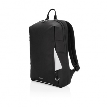 Logotrade promotional products photo of: Swiss Peak AWARE™ RFID and USB A laptop backpack