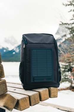 Logotrade corporate gifts photo of: Pedro AWARE™ RPET deluxe backpack with 5W solar panel