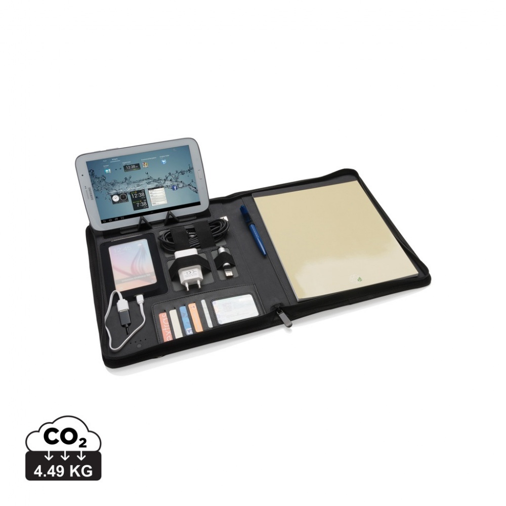 Logo trade corporate gifts picture of: Tech portfolio with powerbank