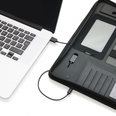 Logo trade corporate gifts picture of: Tech portfolio with powerbank