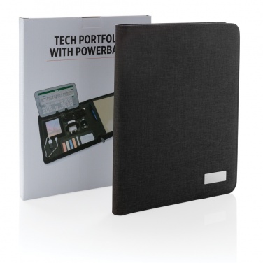 Logo trade promotional items picture of: Tech portfolio with powerbank